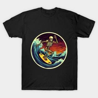 Skeleton Surfing T-Shirt